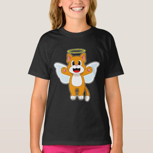 Kat Engel vleugels T-shirt (Voorkant)