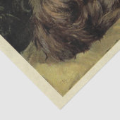 Kat Ephemera Decoupage Bruin Tabby Zilver Perzisch Tissuepapier (Detail)