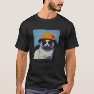 Kat Erg Leuk Erg Gay T-shirt