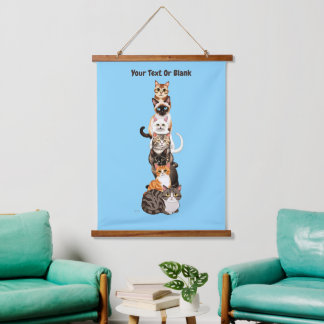 Kat-erpilaar Katachtige Toren Hangend Wandkleed