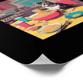 Kat Eten Ramen Noedels poster (Hoek)
