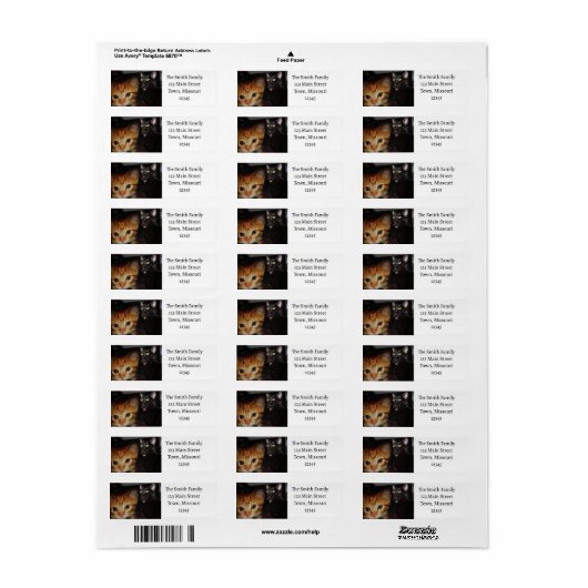 Kat Etiket (Full Sheet)