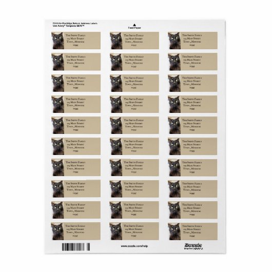 Kat Etiket (Full Sheet)