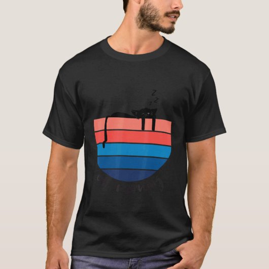 Kat    Ew  Ochtenden T-shirt (Voorkant)