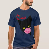 Kat Ew Valentijnsdag Cat Lover Funny Valentijnse D T-shirt (Voorkant)