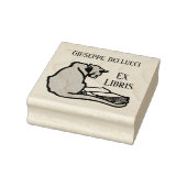  Kat Ex Libris Wood Kunststempel Rubberstempel (Stempel)