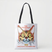 Kat-existentiële crisis van Schrodinger Tote Bag (Voorkant)