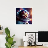 kat exotische ruimte poster (Thuiskantoor)