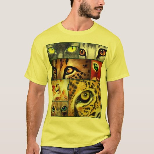 Kat Eye Collage T-Shirt (Voorkant)