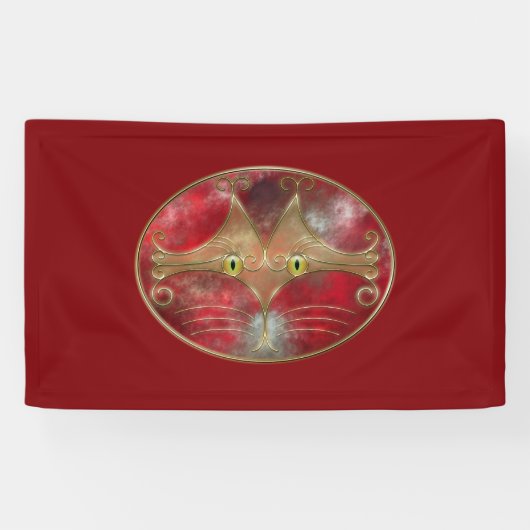 Kat-Eyes-banner Spandoek (Horizontaal)