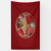 Kat-Eyes-banner Spandoek (Verticaal)