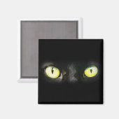 Kat Eyes, Black and Yellow Stare Magneet (Voorkant / Achterkant)