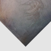 Kat Eyes blauw Paars ontkoppelingspatroon Tissuepapier (Detail)