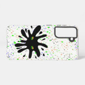 Kat Eyes die een zwarte hol uitvreet Samsung Galaxy Hoesje (Achterkant horizontaal)