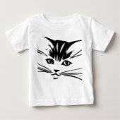 Kat Face Baby T Shirt (Voorkant)