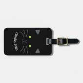 Kat Face Bagagelabel (Voorkant horizontaal)