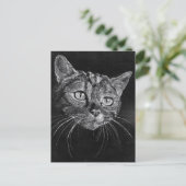 Kat Face Briefkaart (Staand voorkant)