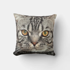 Kat Face Closeup Pillow Kussen