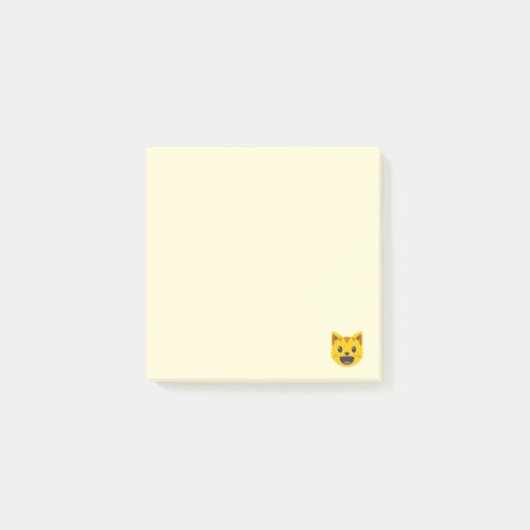 Kat Face Emoji glimlachen Post-it® Notes (Voorkant)