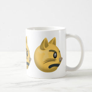 Kat Face Emoji Koffiemok