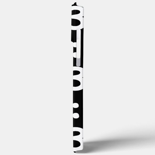 Kat Face Emoticon: 3 Hoesje-Mate iPhone Case (Achterkant / Links)