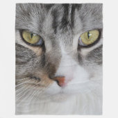 Kat Face Fleece Blanket (Voorkant)