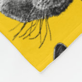 Kat Face Fleece Deken (Hoek)
