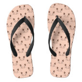 Kat Face Graphic Pattern Teenslippers (Voetbed)