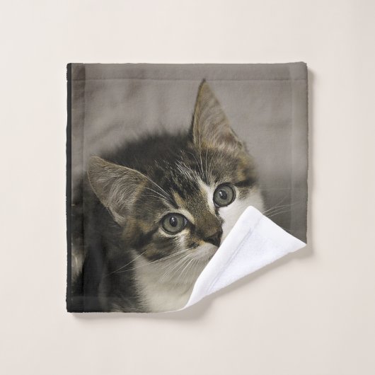 Kat-face-handdoekset Bad Handdoek (Wasdoekje)