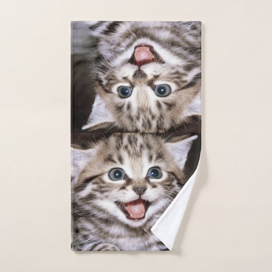 Kat-face-handdoekset Bad Handdoek (Handdoek)