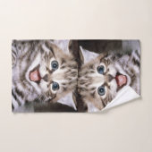 Kat-face-handdoekset Bad Handdoek (Handdoek)
