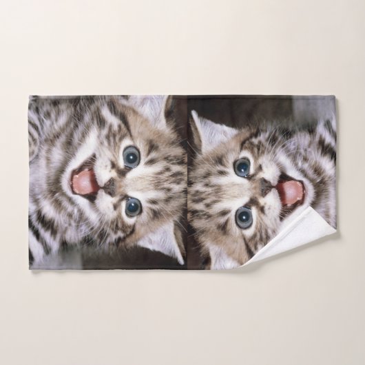Kat-face-handdoekset Bad Handdoek (Handdoek)