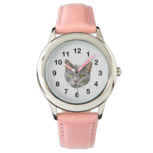 Kat Face Horloge