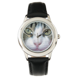 Kat Face Horloge