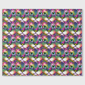 Kat Face sluit Pop kunst af Cadeaupapier (Vlak)