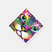 Kat Face sluit Pop kunst af Servet (Hoek)