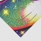 Kat Face sluit Pop kunst af Tissuepapier (Detail)