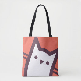 Kat Face Tote Bag