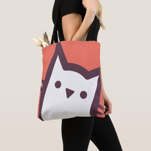 Kat Face Tote Bag (Dichtbij)