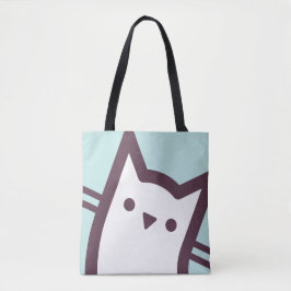 Kat Face Tote Bag