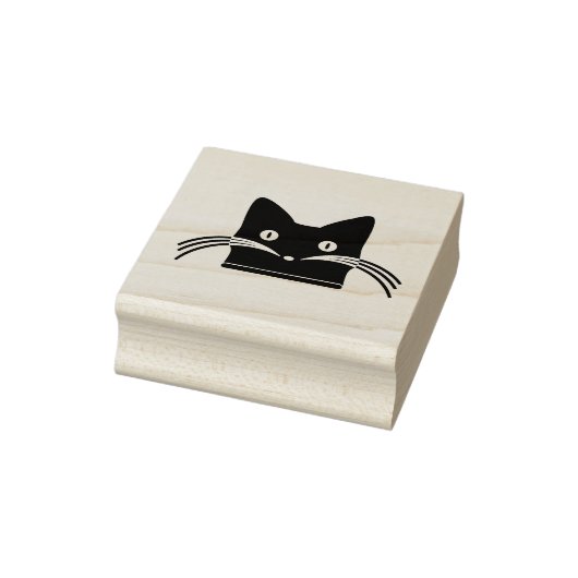Kat Face Wood Art Stempel (Stempel)