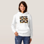 Kat faces hoodie (Voorkant volledig)