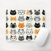 Kat faces | Kute, Funny en Annoyed Cats Muismat (Met muis)