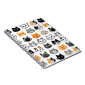 Kat faces | Kute, Funny en Annoyed Cats Notitieboek (Rechterzijde)