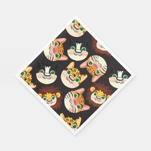 Kat faces servet (Hoek)