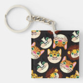 Kat faces sleutelhanger (Voorkant)
