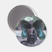 Kat Fairy Angel Kelly Magnet (Voorkant / Achterkant)
