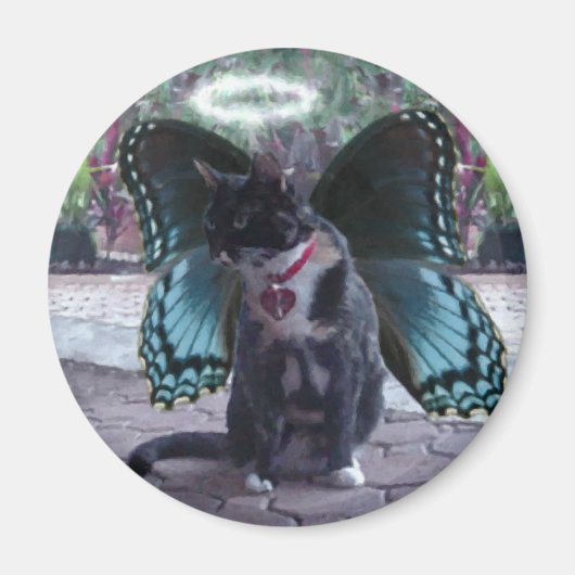 Kat Fairy Angel Kelly Magnet (Voorkant)