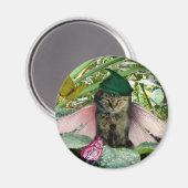 Kat Fairy Elf Magnet (Voorkant / Achterkant)
