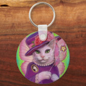 Kat Fairy Godmoeder Sleutelhanger (Voorkant)